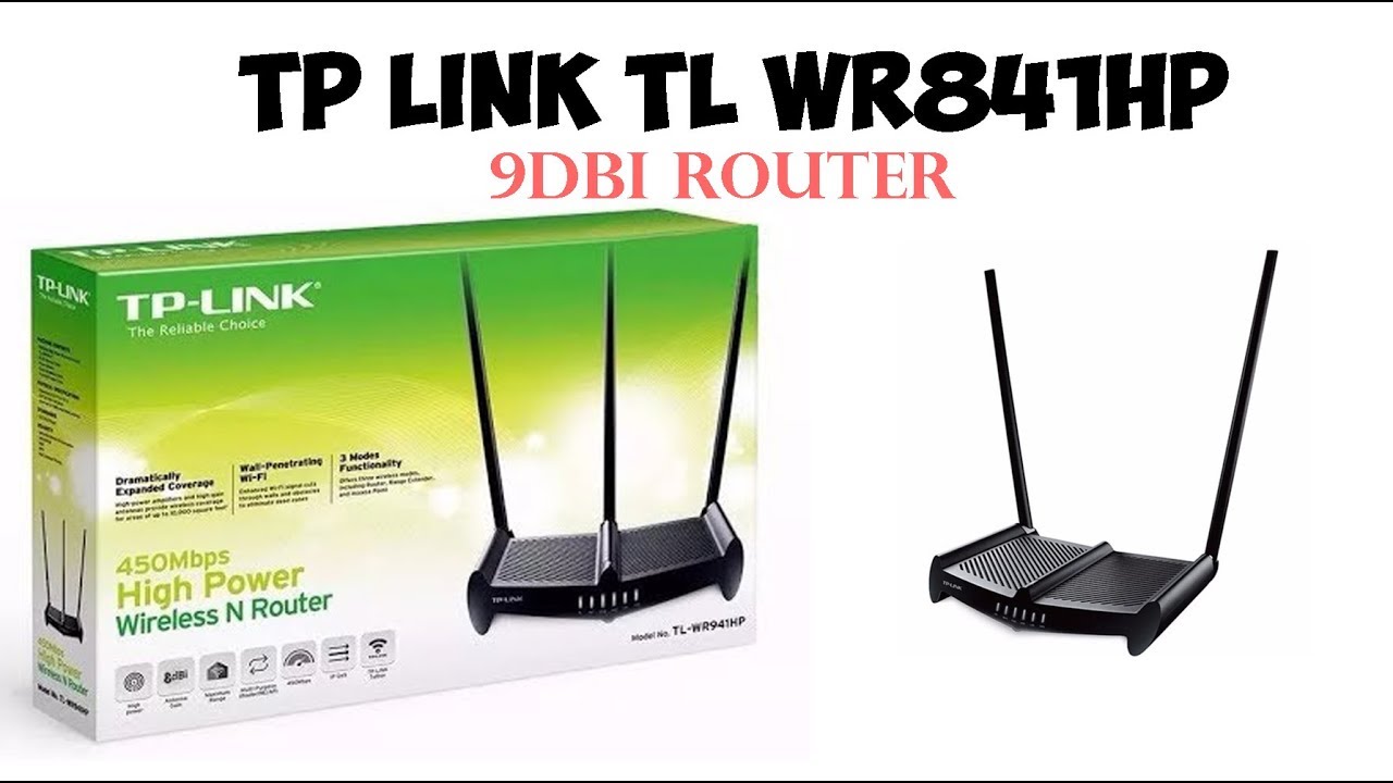 Tp Link TL WR841hp 9dbi Router