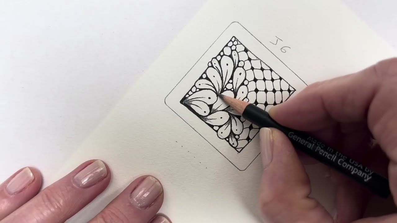 100 DP 2026 - J 6 - Les essentiels - Semaine 1 - Zentangle pour débutant 