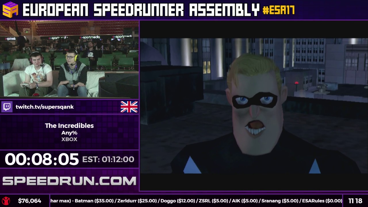 #ESA17 Speedruns - The Incredibles [Any%] by SuperSqank