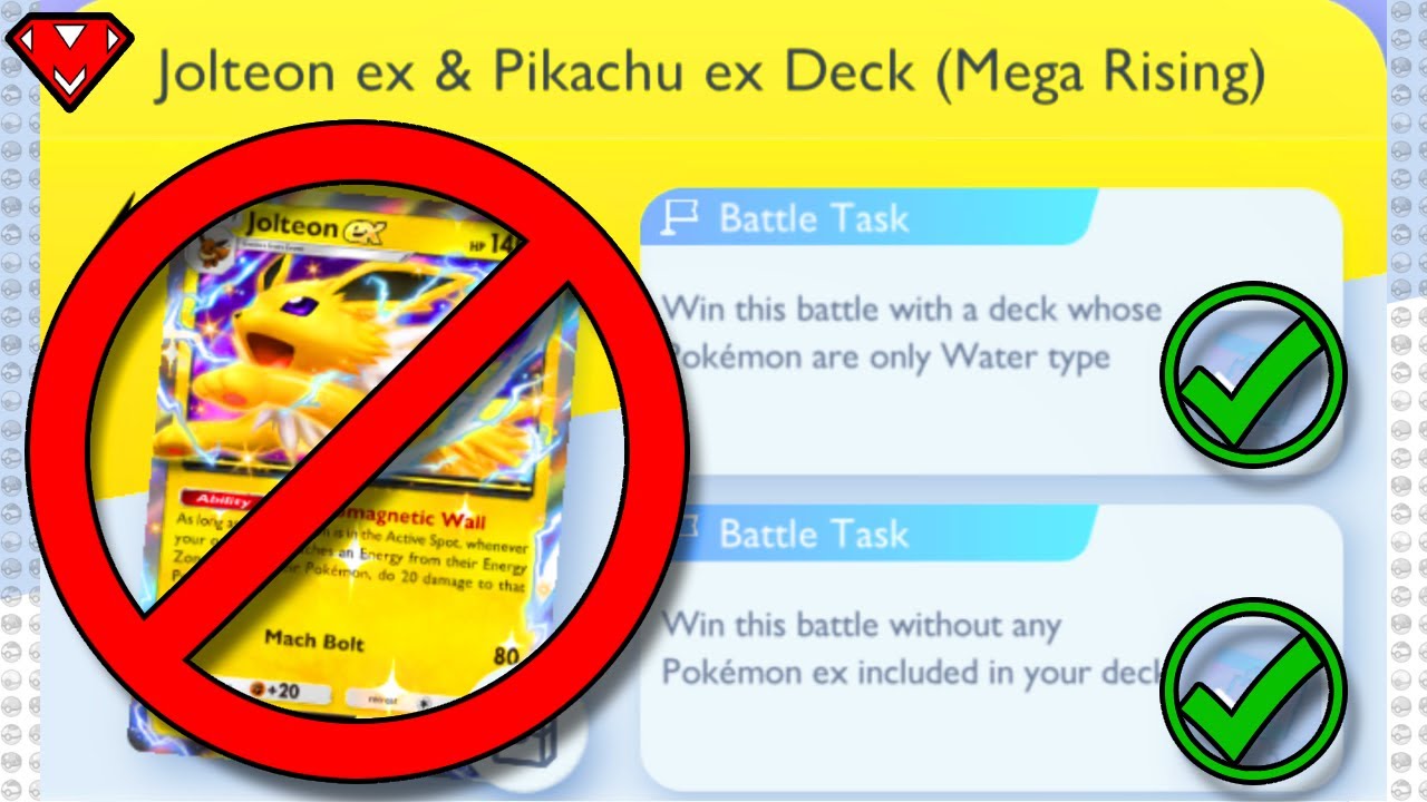 How to Beat Jolteon EX Expert Solo Battle! (ONLY WATER TYPE / NO EX)