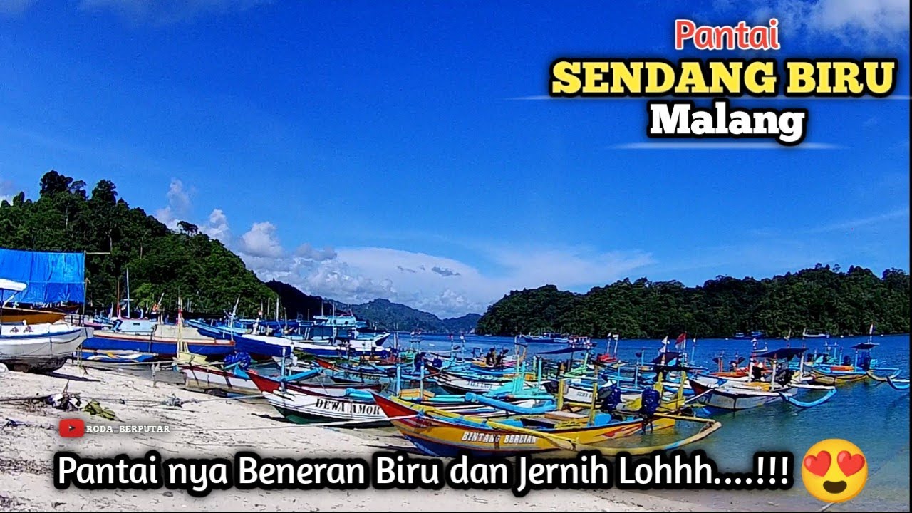 Pantai SENDANG BIRU Malang Selatan - Pantai nya Beneran Biru dan Jernih !!!