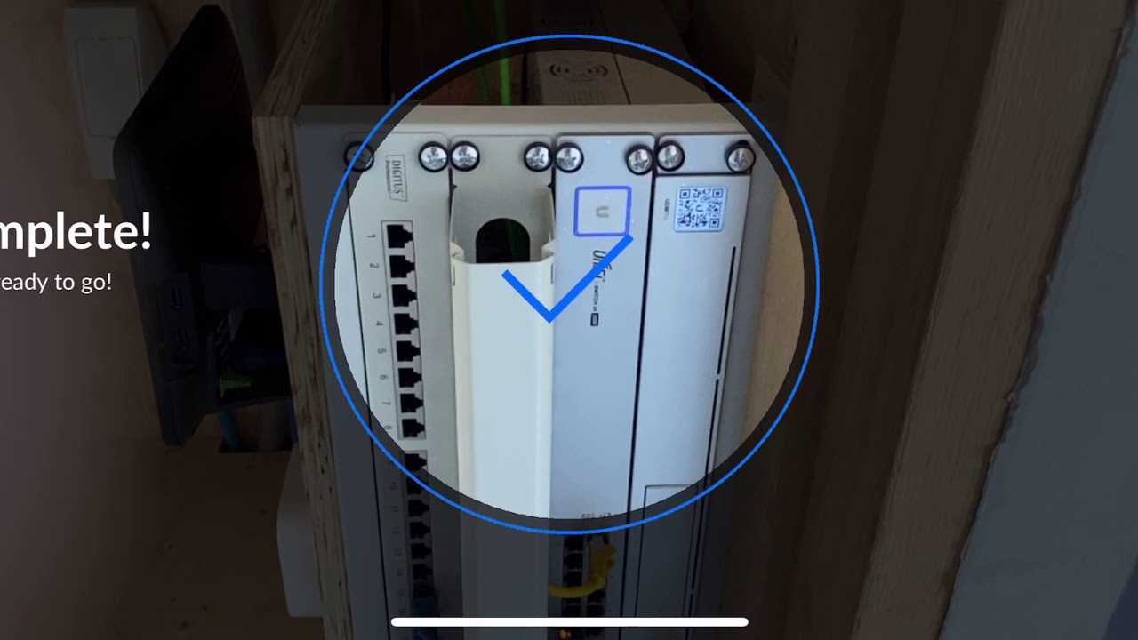 Unifi Network app with Augmented Reality does not work well with vertical installed devices. :(