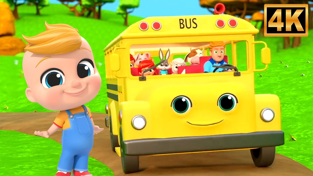 Wheels on the Bus and More Vehicle Songs, Nursery Rhymes for Kids