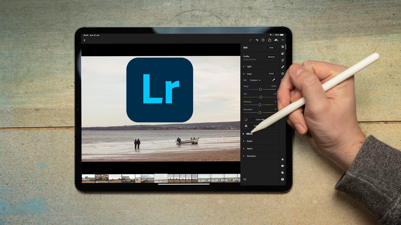 Рабочий процесс профессионального фотографа в Lightroom на iPad 2023 (импорт, редактирование, син...