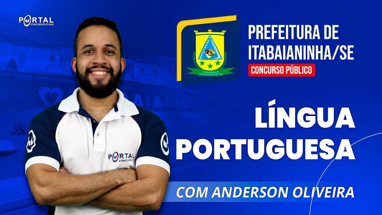 CONCURSO PREF. DE ITABAIANINHA: LÍNGUA PORTUGUESA @CursosdoPortal