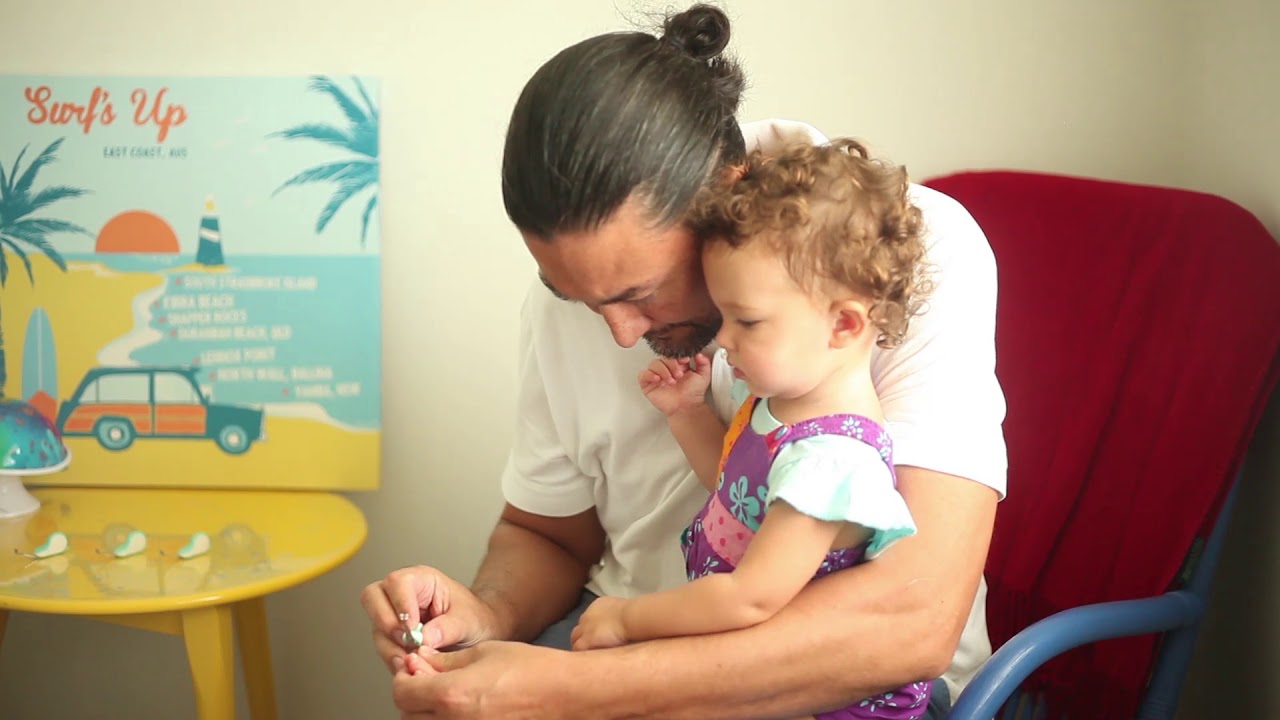 The Nail Snail in Action - Baby Nail Trimmer