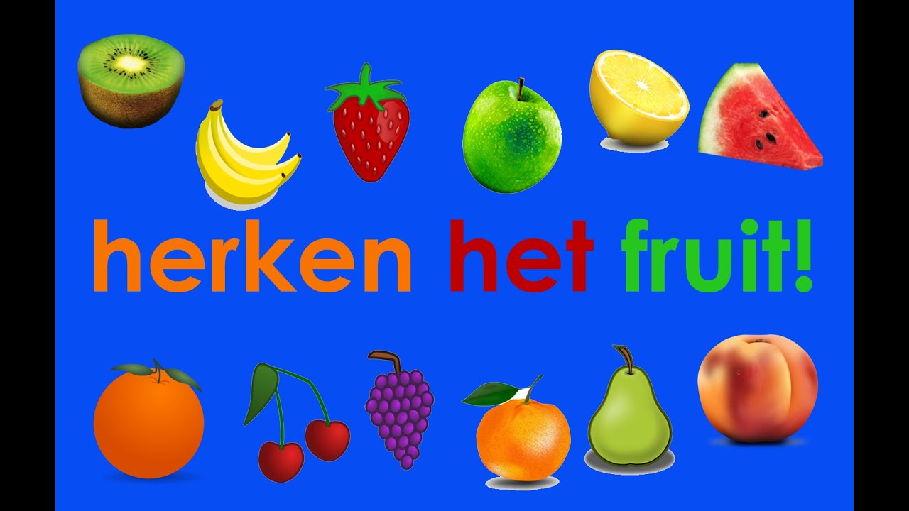 Leer Fruit Herkennen