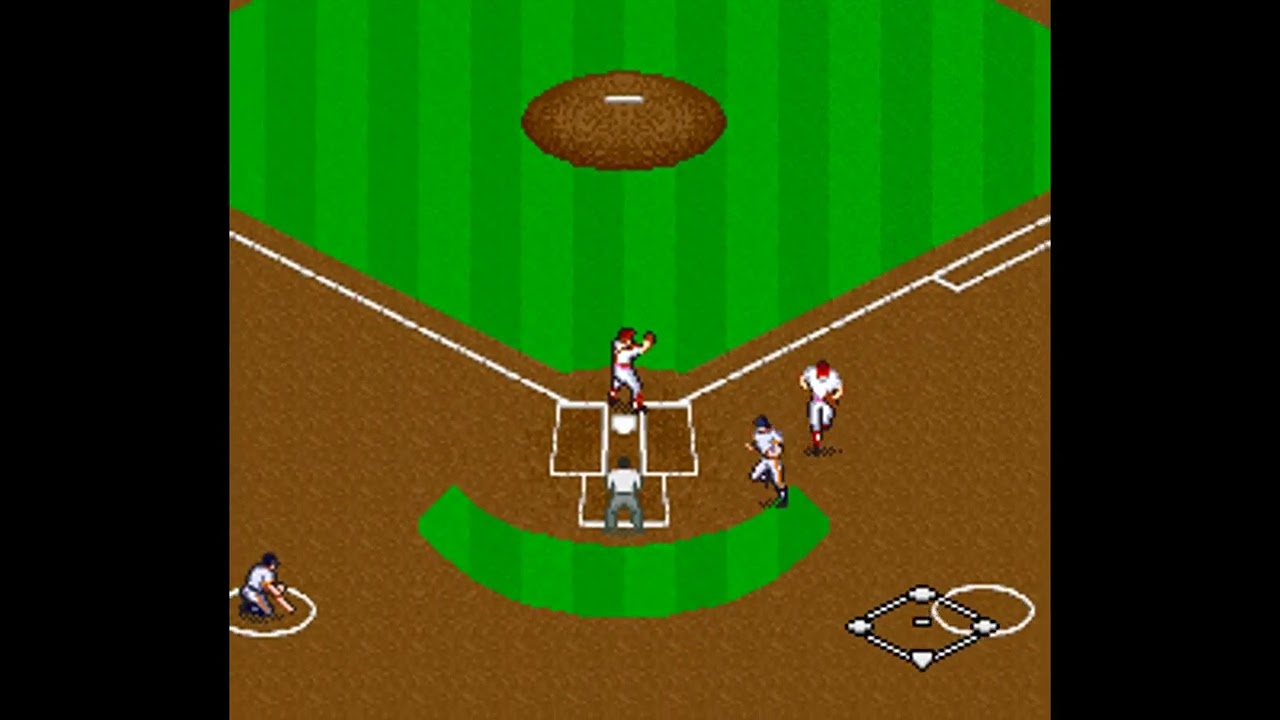 Super 3D Baseball (Super Famicom) 【SFC】スーパー3Dベースボール［読売巨人 vs 広島］ オープン戦 あいち(広島がホーム)