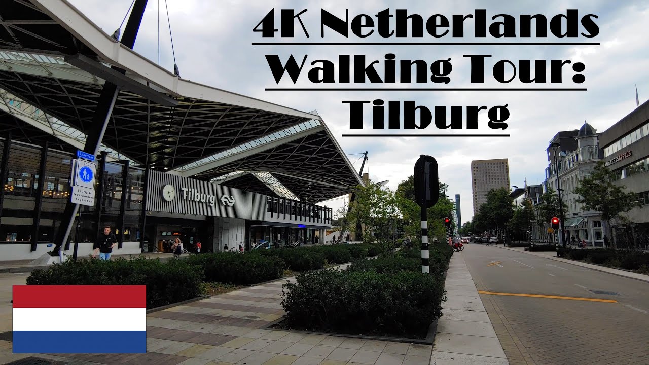 4K Netherlands Walking Tour: Tilburg