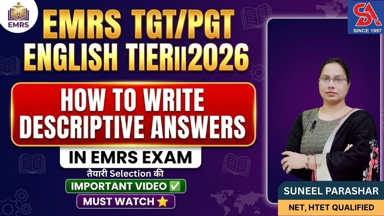 EMRS TGT/PGT ENGLISH TIER-II-2026 I HOW TO WRITE DESCRIPTIVE ANSWERS IN EMRS I IMPORTANT VIDEO