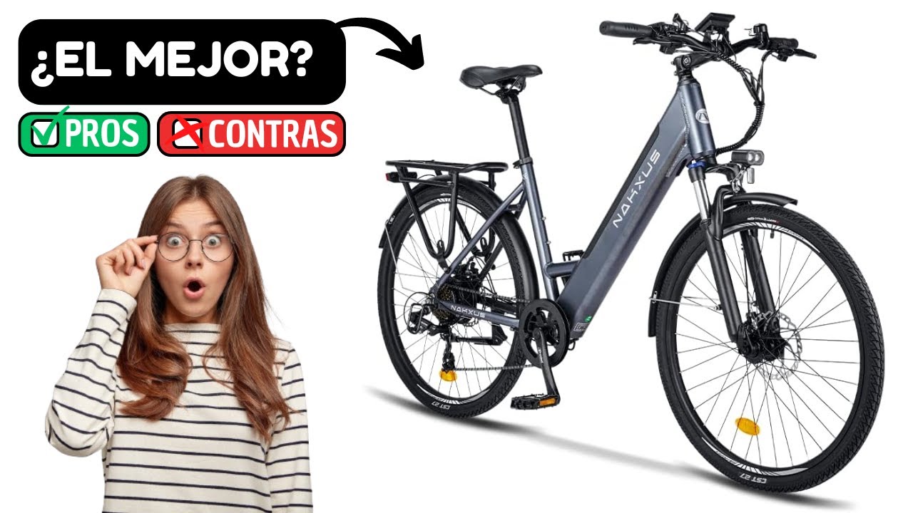 Bicicleta eléctrica de 26 pulgadas | nakxus 26M208 - para larga distancia de hasta 100 km