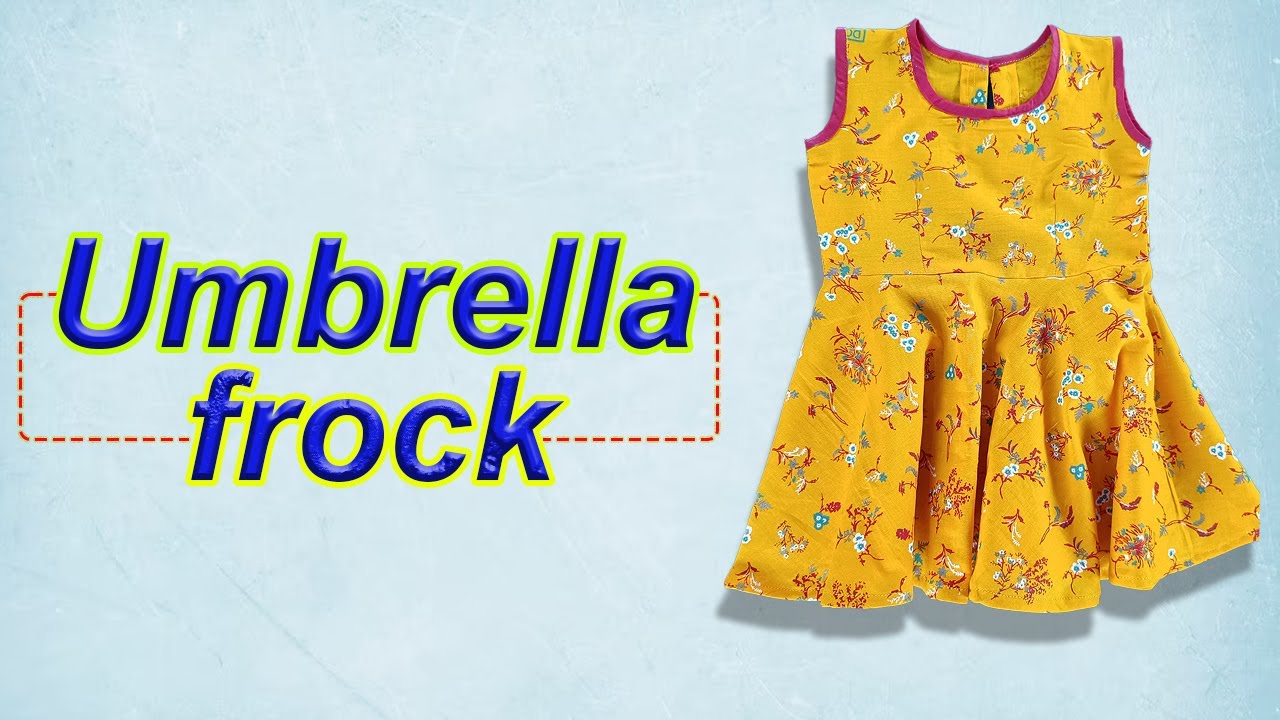 Umbrella Frock | Baby Umbrella Frock | Baby Frock #sewing #frock