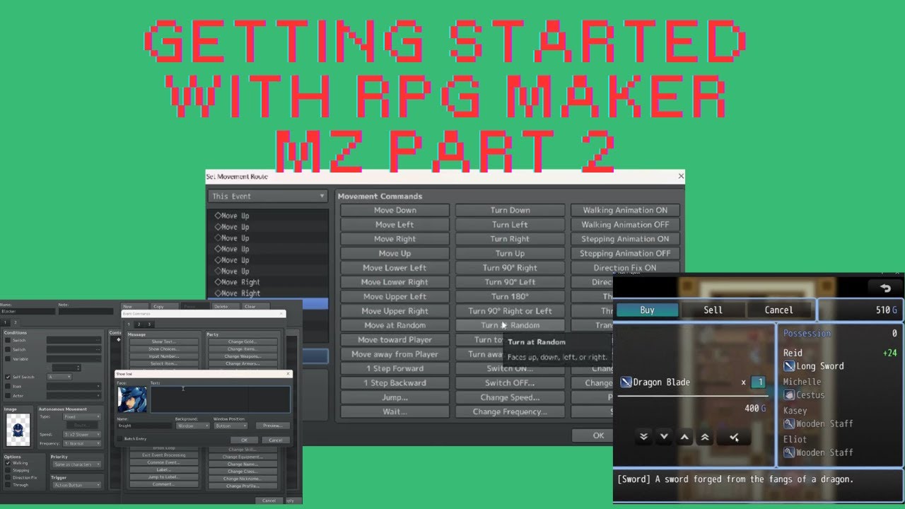 Getting Started with RPG Maker MZ Part 2