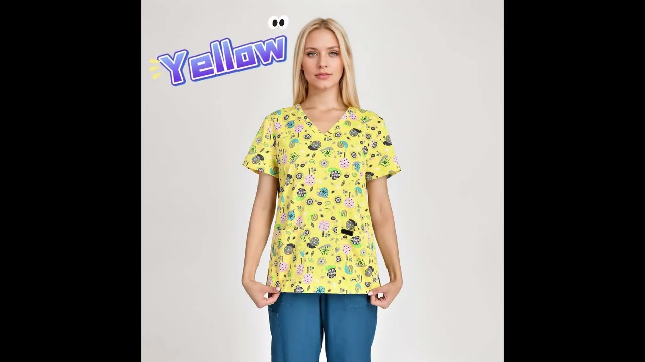 Boston Scrub: Do you know fashion medical scrubs color and pattern？#medicalscrubs #scrublife