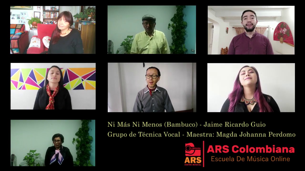Ni Mas Ni Menos - T&eacute;cnica Vocal Ars Colombiana