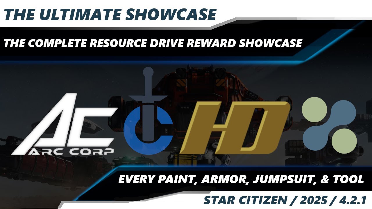 Star Citizen 4.2.1 Resource Drive Rewards ULTIMATE Showcase (4K)