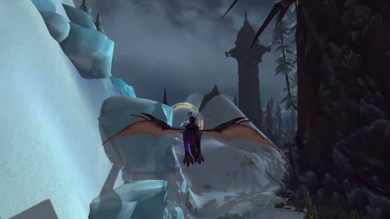 WoW Dragonflight Alpha: Dragon Racing in the Azure Span Central Circuit (Beginner Difficulty)