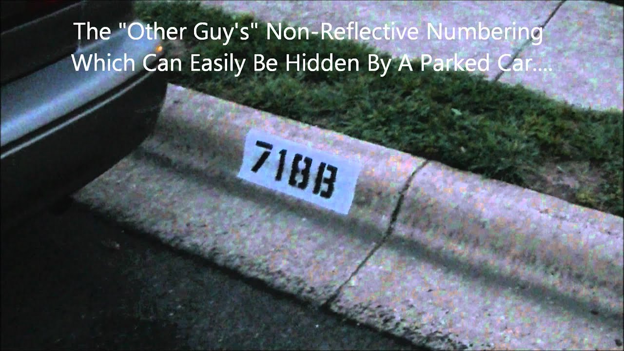 Glass Beaded Reflective Address.wmv