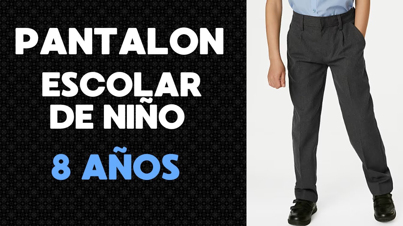 TRAZO Y CORTE DE PANTALÓN DE NIÑO (8 AÑOS)