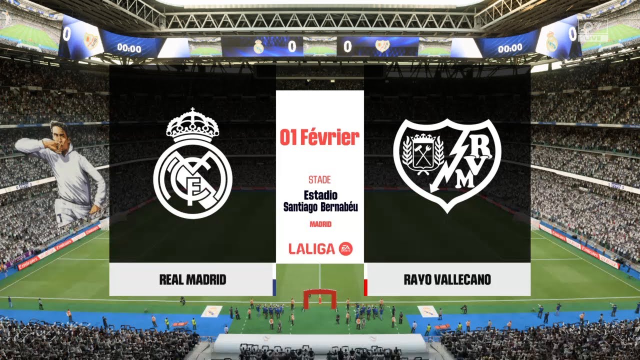 FC 26 - Real Madrid vs Rayo Vallecano - جولة22 - دوري اسباني
