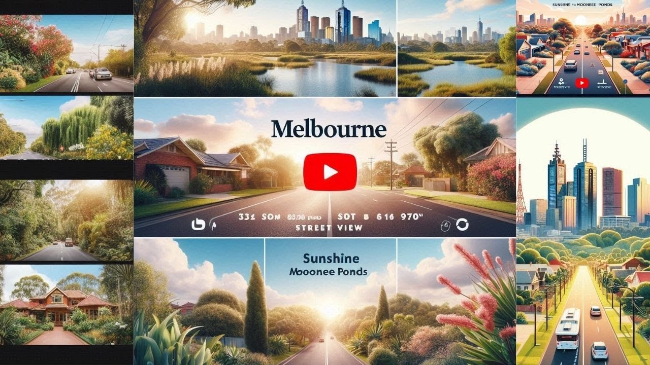 Exploring Suburban Melbourne | Sunshine to Moonee Ponds Drive #melbournedrive #streetview