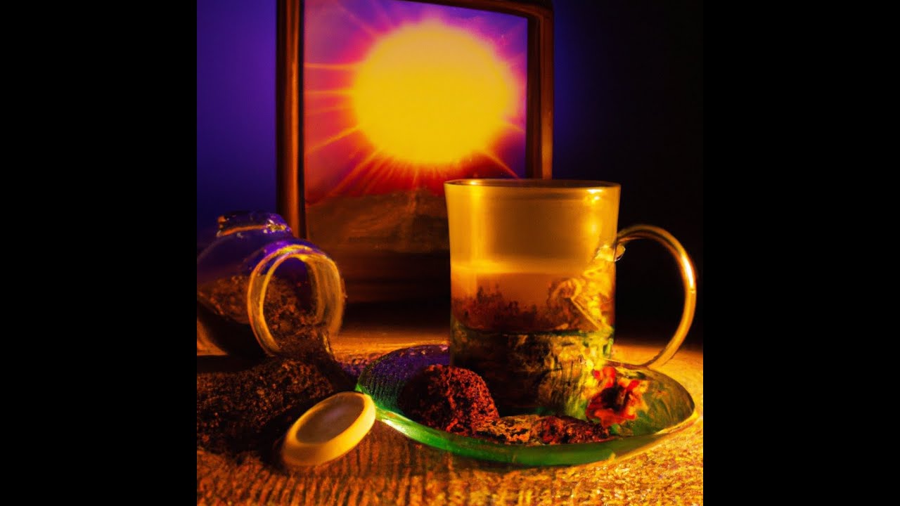 Golden Hour Serenity: Relaxing Sunset Rooibos Tea Instrumental