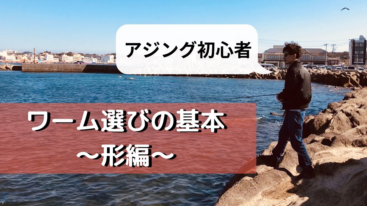 【アジング】ワーム選びの基本〜形編〜【初心者向け】