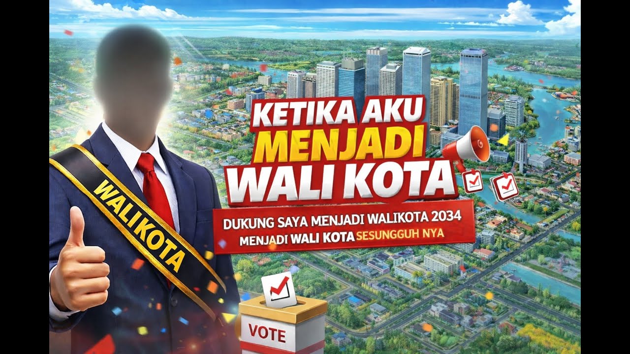 KITA DI LANTIK MENJADI WALIKOTA, APAKAH KITA BAKAL KORUP??