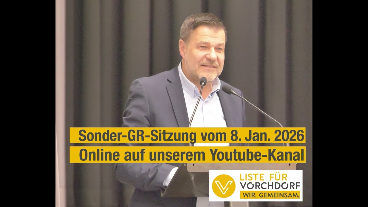 2026 01 08 Sonder GR Eröffnung+Anfragen