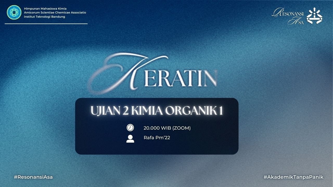 KERATIN UJIAN 2 KIMIA ORGANIK 1 2025