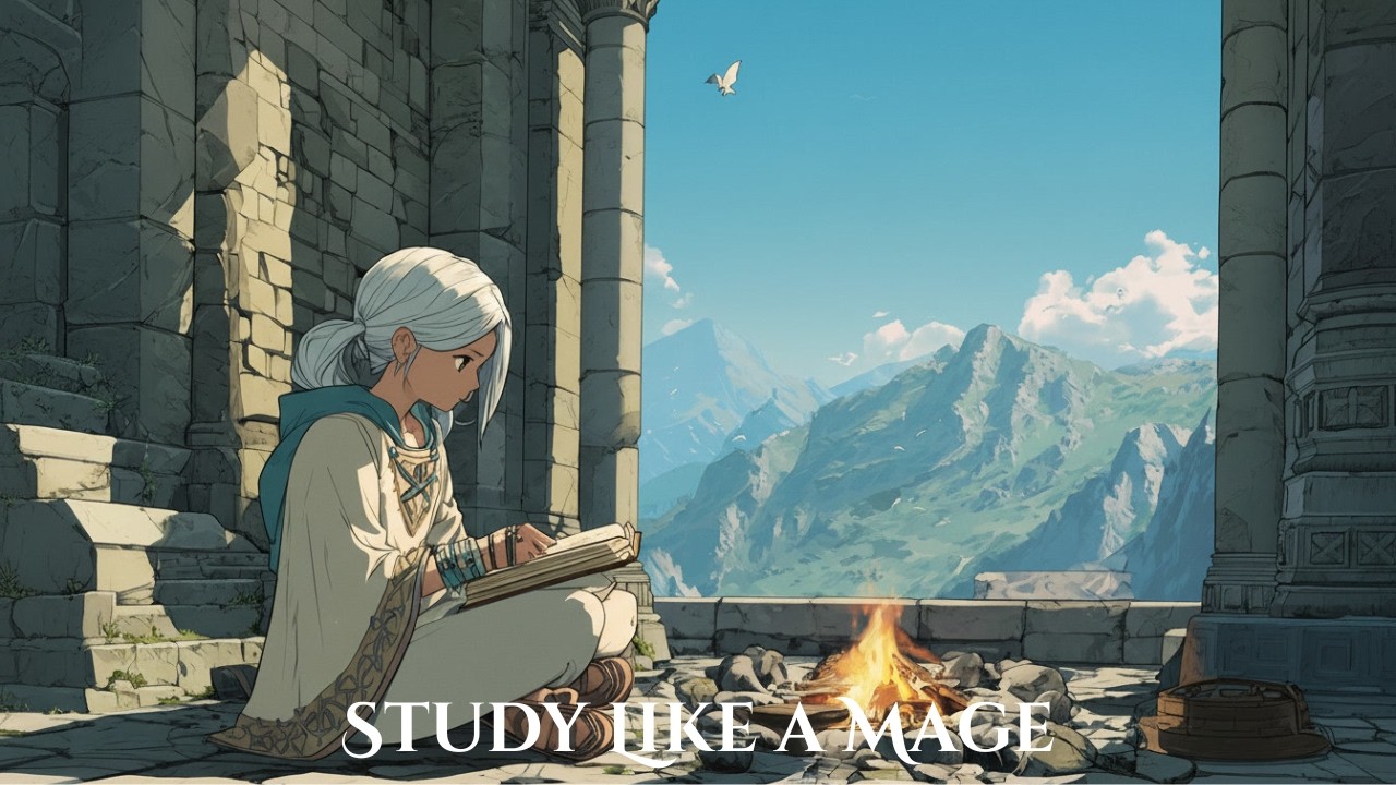 Focus Like a Mage ✨ Fantasy Study Lofi 2H Version
