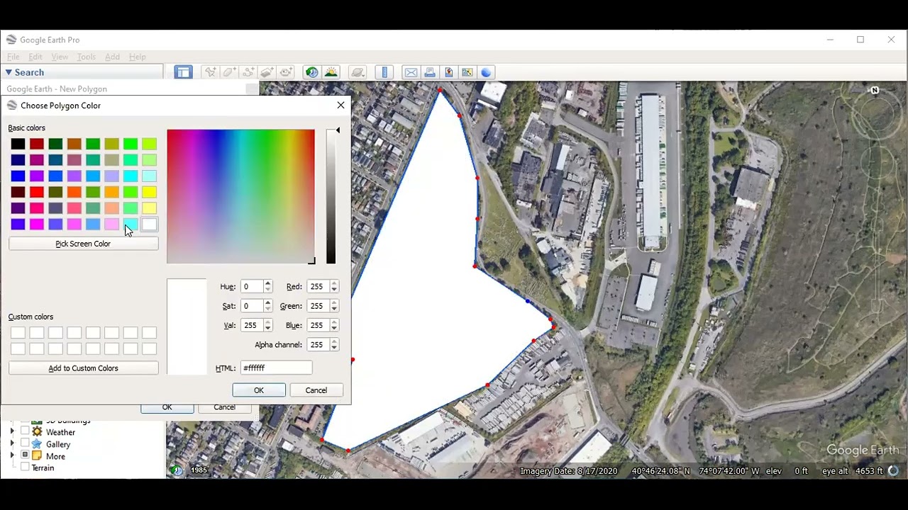 Mapping and digitization using google earth pro