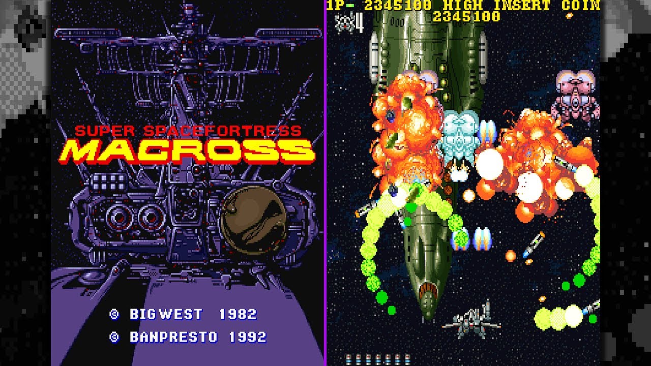 Super Spacefortress Macross Longplay (Arcade) [QHD]