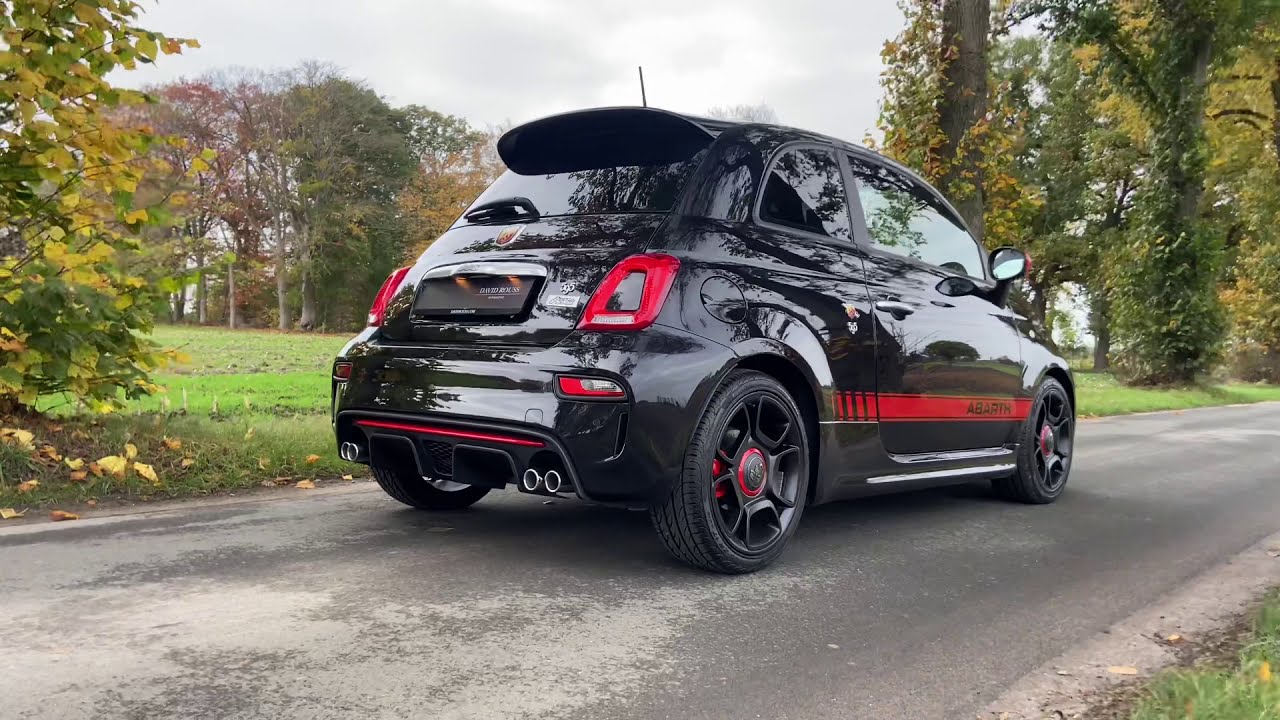 Abarth 595 1.4T Pista soundcheck, Monza Record exhaust by davidrouss.com