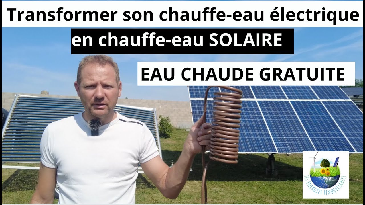 🇫🇷COMMENT TRANSFORMER SON BALLON D'EAU CHAUDE ÉLECTRIQUE EN SOLAIRE.🌞🫶