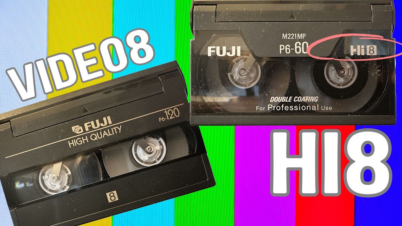 Vintage camcorder tapes: which are best for recording on a Hi8 camcorder?