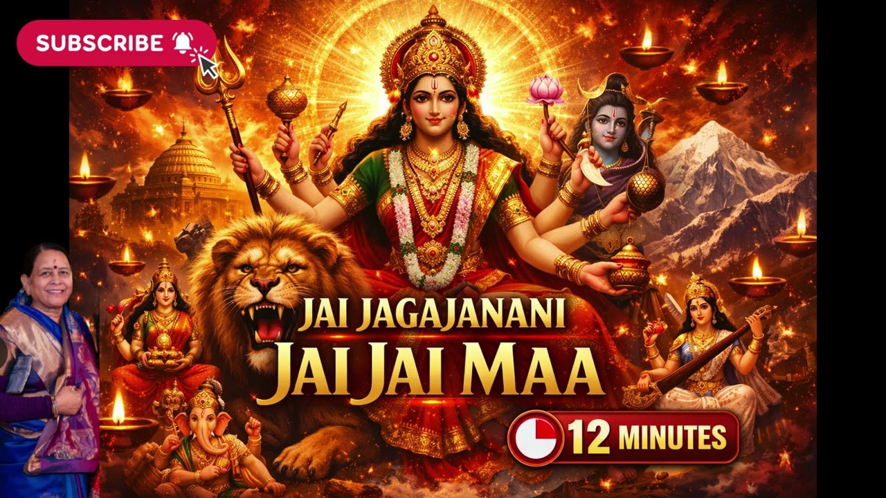 Jai Jagajanani Jai Jai Maa 🙏 | 12 Minutes Devi Shakti Bhajan | Feel Divine Energy