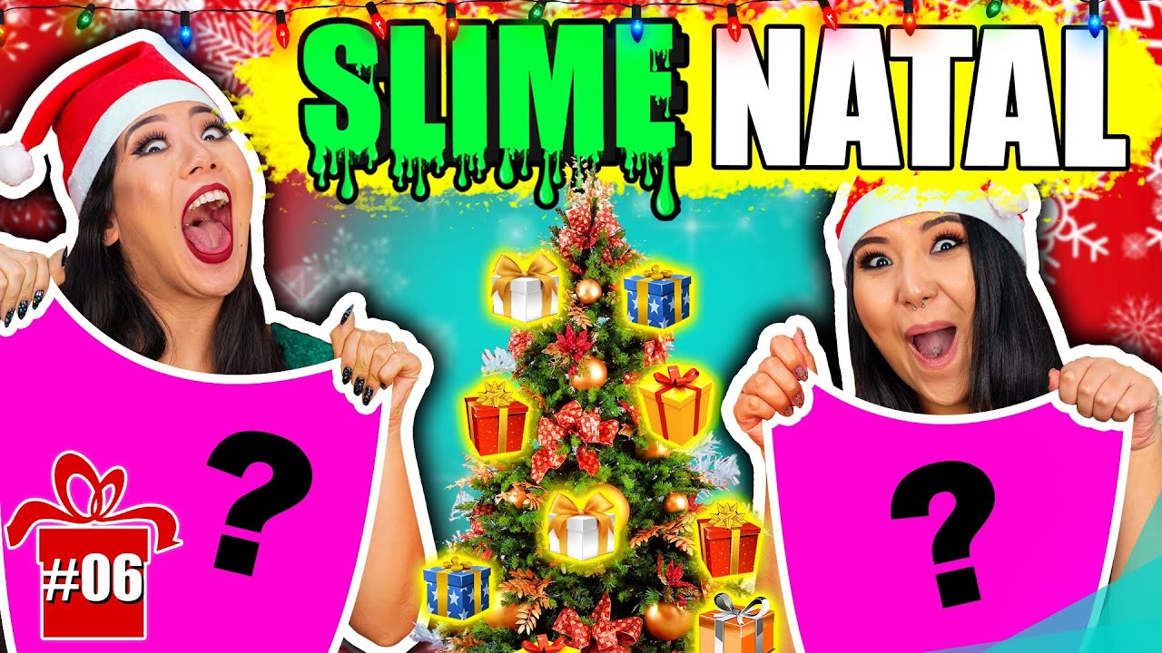 SLIME DE NATAL CHALLENGE #fimdeanoblog | Blog das irm&atilde;s