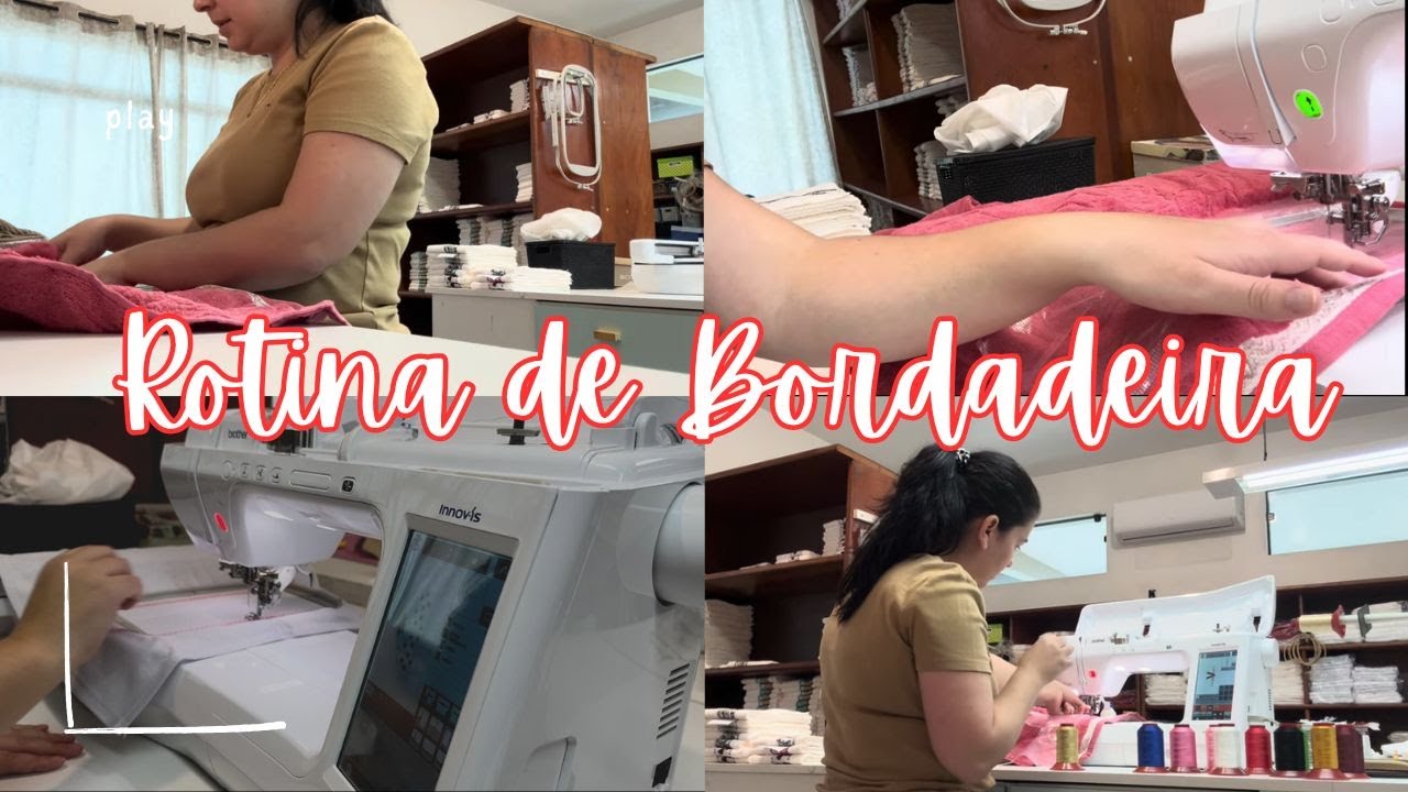 Muita produção de bordados por aqui ✨ Vlog Rotina