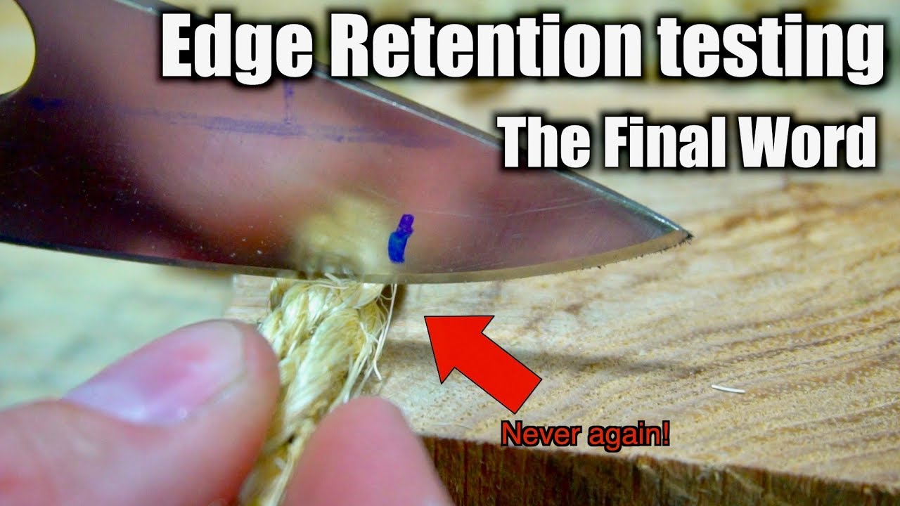 The ULTIMATE Edge Retention TEST / S30v vs 8cr13mov This WILL be surprising.