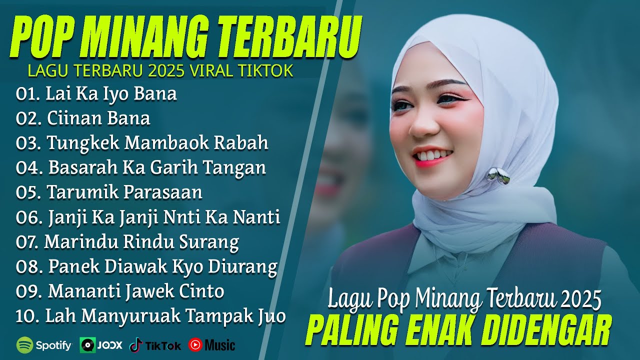 LAI KA IYO BANA - FULL ALBUM TERBAIK 2025 (LIRIK) LAGU POP MELAYU - LAGU POP MINANG TERBARU 2025