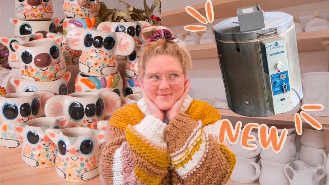 I got a NEW KILN! ✿ Studio Vlog Week 3