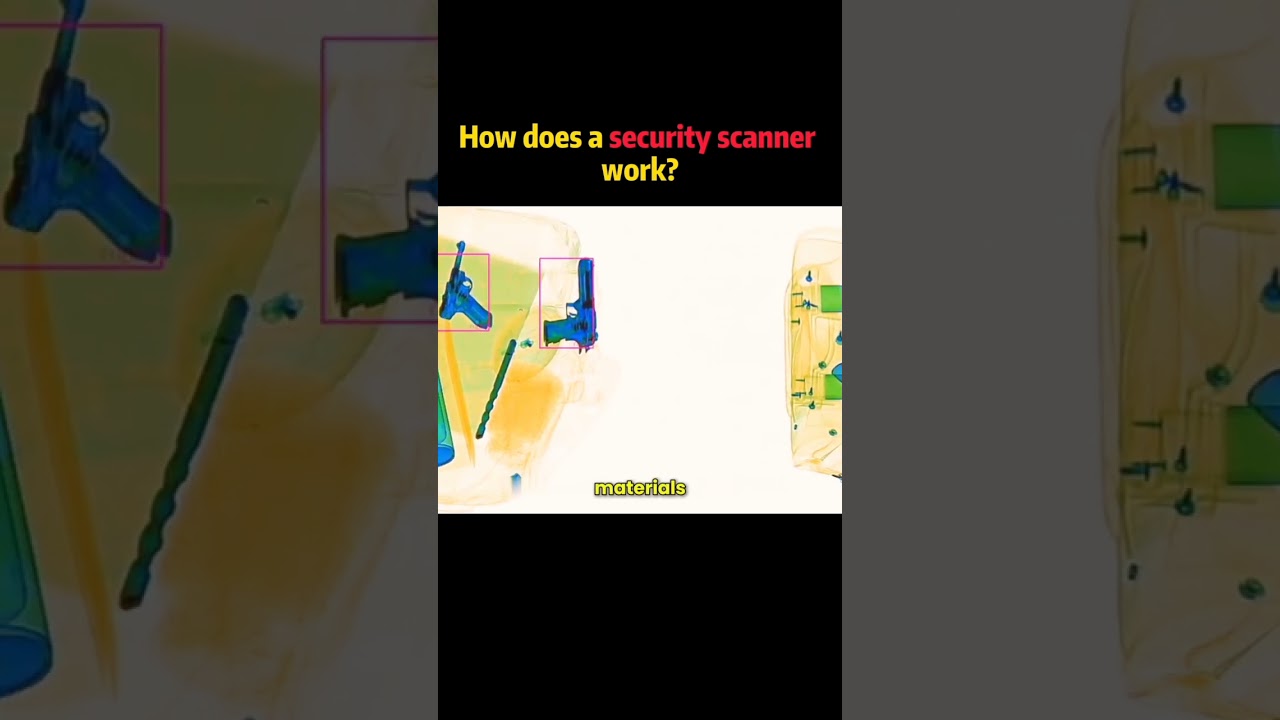 How a security scanner works in airports.