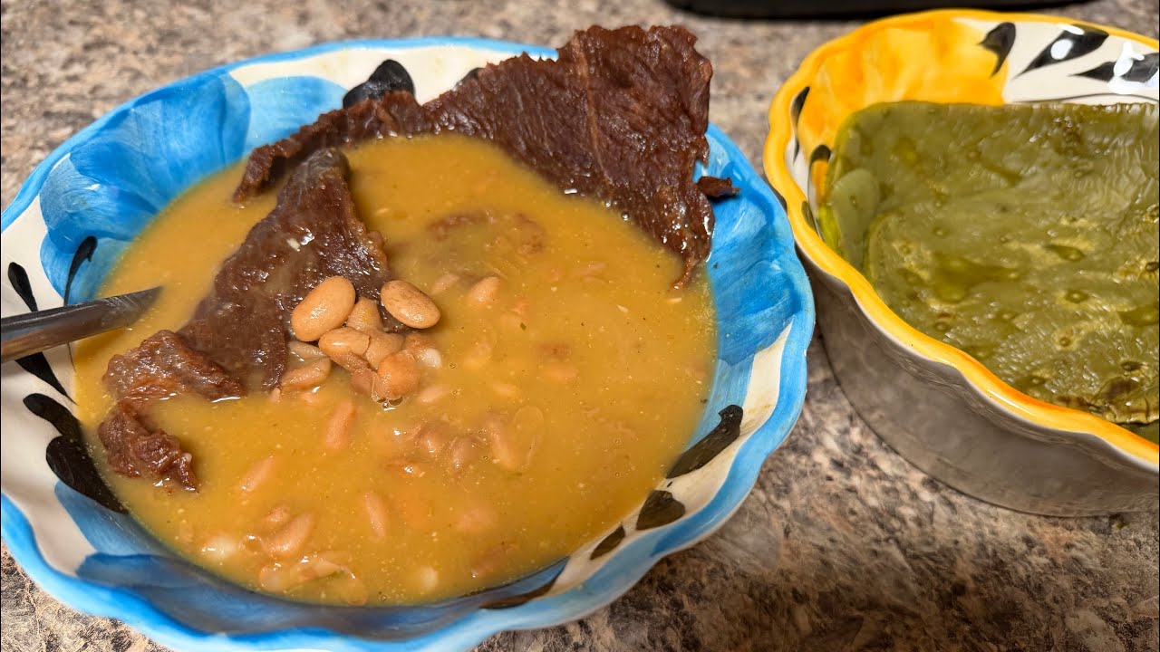 Ricos Frijoles con Carne seca estilo Oaxaqueño 😋