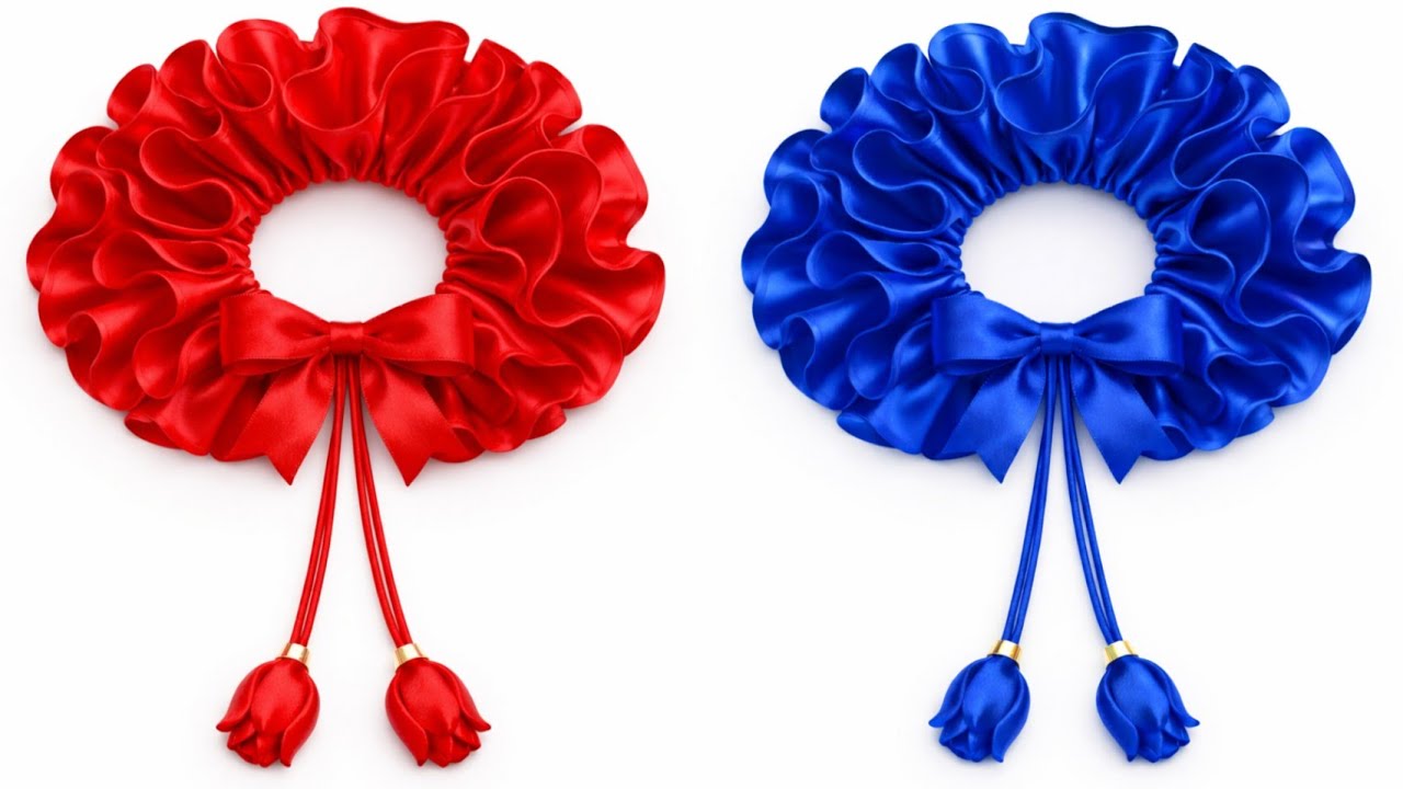 New Stylish scrunchies ||stylish accessories||scrunchies how to make #scrunchies #stylishaccessories