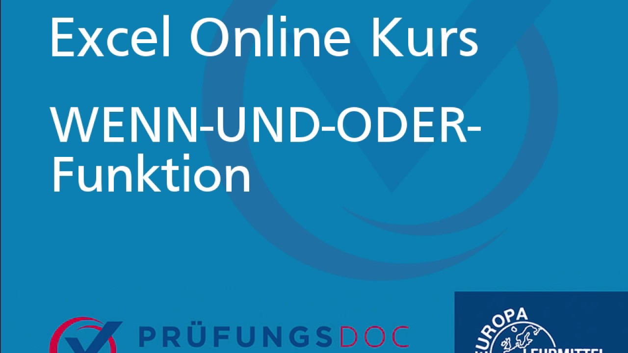 Excel-Tutorial: WENN-UND-ODER-Funktion