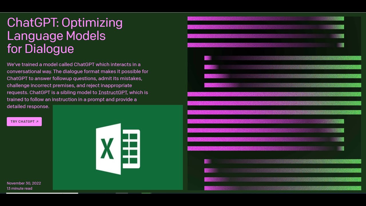 ChatGPT NEDİR VE EXCEL İLE BİRLİKTE NASIL KULLANILIR?