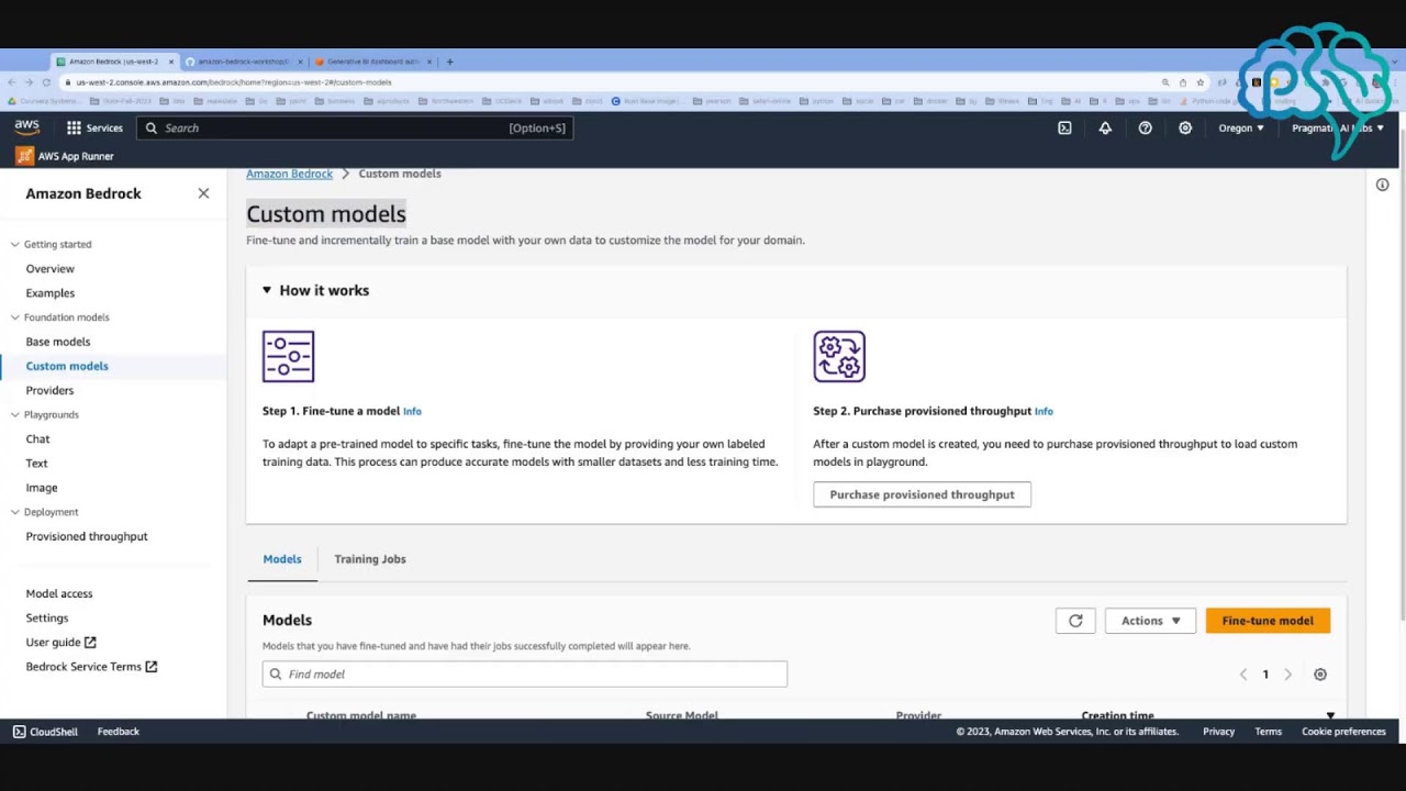 Amazon Bedrock Generative AI Service Hands-On