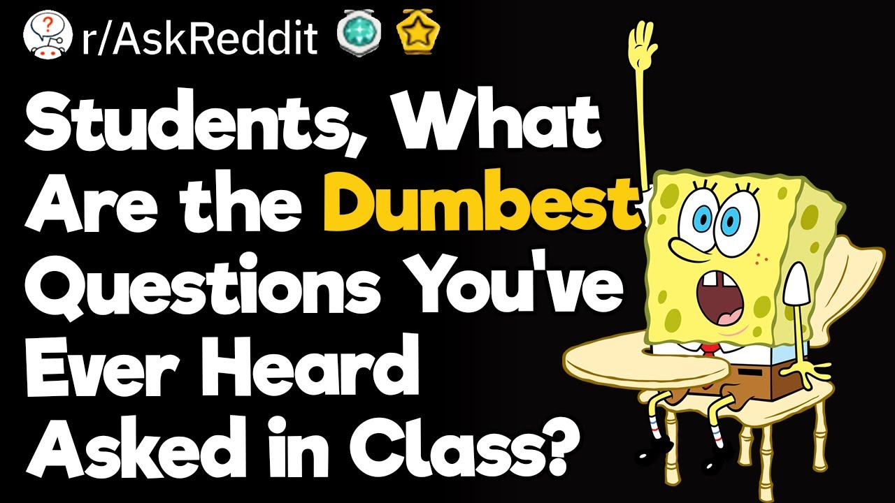 Students, What Are the Dumbest Questions You&rsquo;ve Ever Heard Asked in Class?