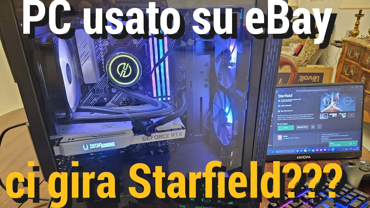 Ho comprato un PC usato su eBay per giocare a STARFIELD !!!